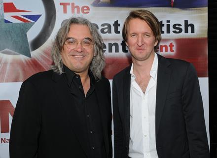 Paul Greengrass and Tom Hooper at the NFTS event