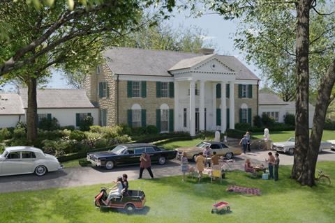 Recreating the Presley family's Graceland home