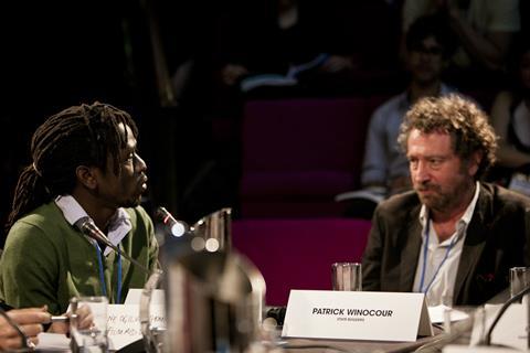 Emmanuel Jal and Patrick Winocour