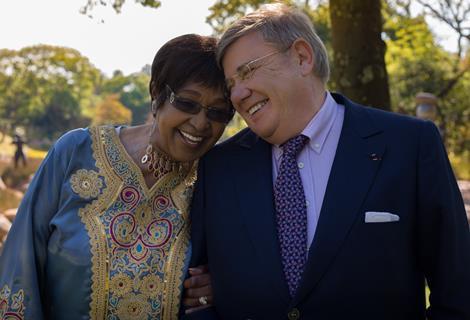 Jean Yves and Winnie Mandela
