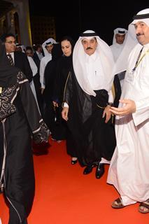 H.E Abdulaziz Al Kuwari Minister Of Culture at DTFF Opening  Night Getty