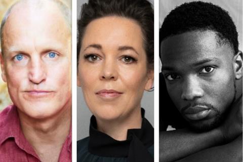 Woody Harrelson, Olivia Colman, Tosin Cole