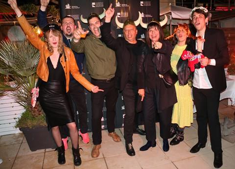 The winning Sarajevo DJ team at the Nordic Party in 2019
