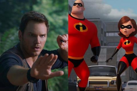 Jurassic World Fallen Kingdom Incredibles 2