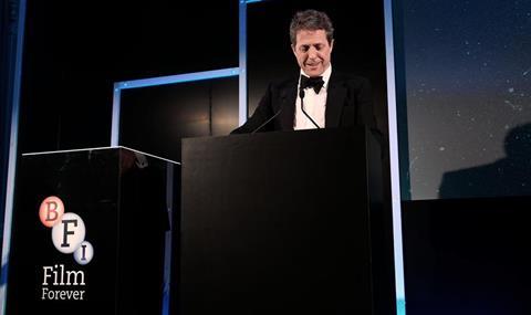 Hugh Grant BFI Fellowship speech