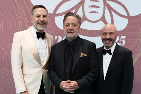 David Walliams, Russell Crowe, Johann Grech