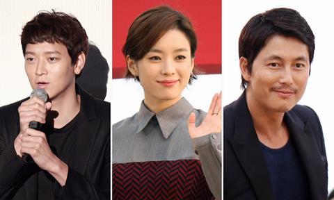 Gang Dong-won, Han Hyo-joo and Jung Woo-sung 