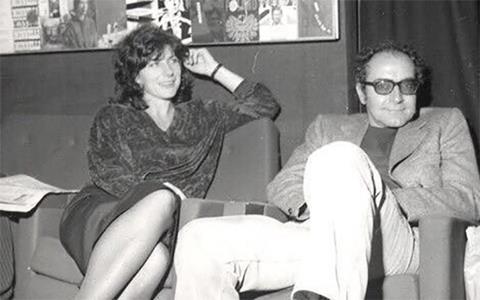 Pamela Engel and Jean-Luc Godard 