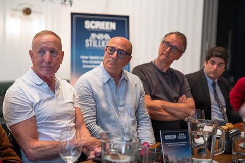 David Lancaster, Rumble Films; Martin Katz, Prospero Pictures; Jeremy Kay, Screen International; Alvar Carretero, Joshua Jason PR