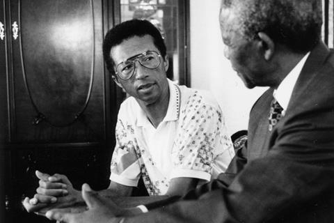 Arthur Ashe Nelson Mandela source CNN copyright Jeanne Moutoussamy-Ashe