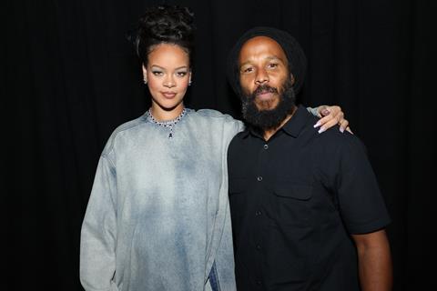Rihanna and Ziggy Marley at CinemaCon 2023