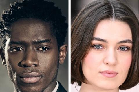 Damson Idris and Anamaria Vartolomei