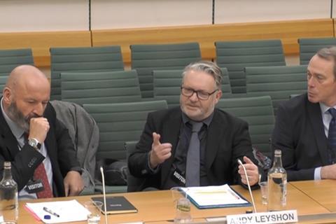“We need to supply better films”: John McVay, Phil Clapp and Andy Leyshon on UK industry shortcomings at committee hearing