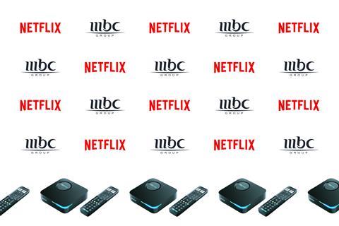 MBC Group, Netflix logos