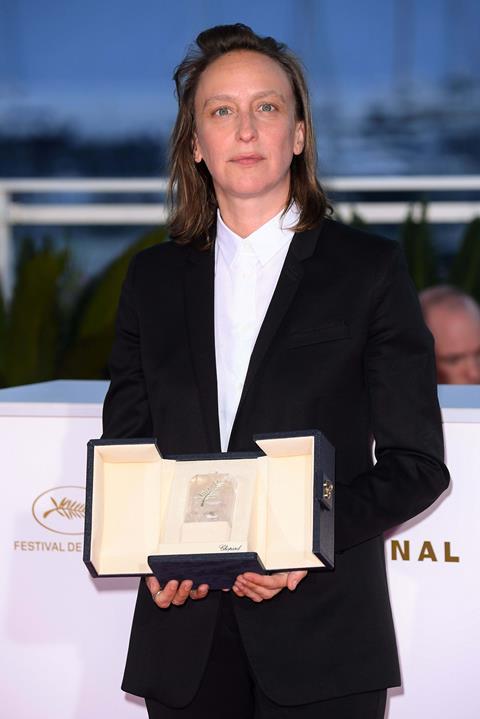Celine Sciamma - Best Screenplay Award_Cannes 2019_Credit_David Fisher-Shutterstock
