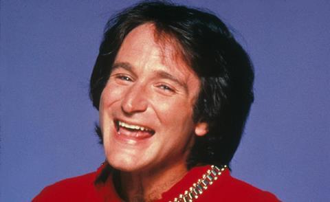 robin williams smiling