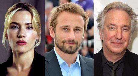 Kate Winslet, Matthias Schoenaerts, Alan Rickman