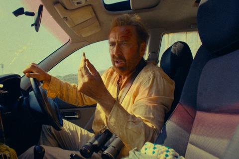 Nicolas Cage in The Surfer