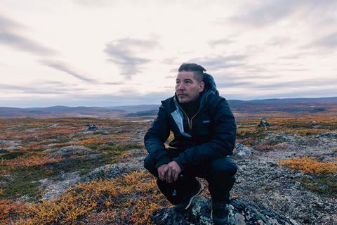 Jalmari Helander_SISU director on set in Lapland, Finland