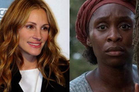 Julia Roberts Cynthia Erivo in 'Harriet'