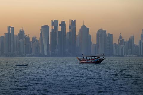 The Doha skyline