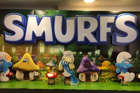 Smurfs banner