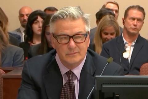 Alec Baldwin on opening day of 'Rust' trial