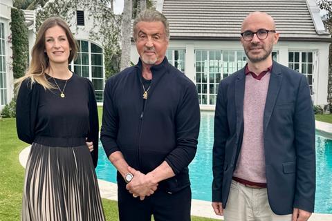 Celine Udriot, Sylvester Stallone, Sami Arpa