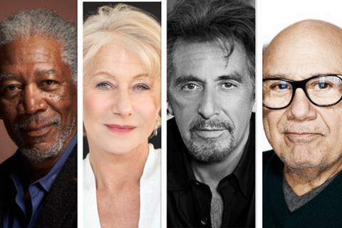 Morgan Freeman, Helen Mirren, Al Pacino, Danny DeVito