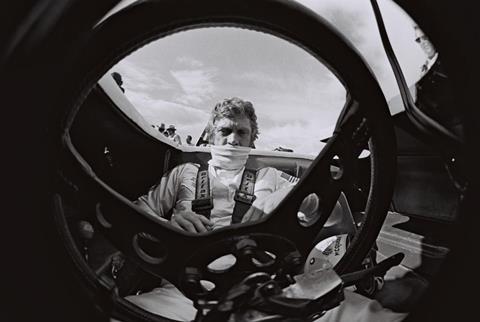 Steve McQueen- The Man And Le Mans_Steve McQueen behind the wheel at Pre- Sebring warm-up, Holtville USA, February 1970, Photo Credits RICHARD GEORGE - resize medium