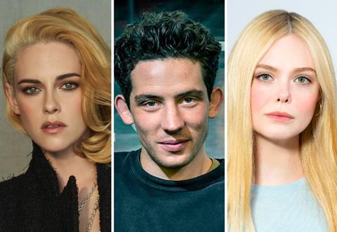 Kristen Stewart, Josh O’Connor and Elle Fanning will star in Karim Anouz’s “Rosebushpruning”