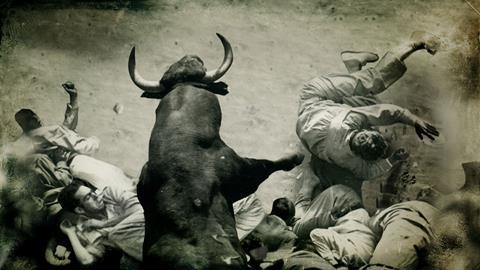 Encierro, Bull Running In Pamplona