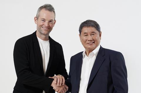 Takeshi Kitano shooting untitled film for Amazon MGM Studios
