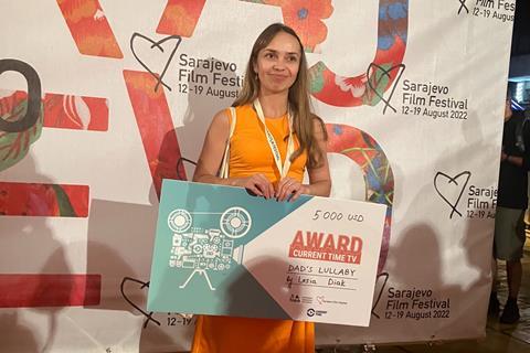 Lesia Diak - winner of docu talent award 2022-s