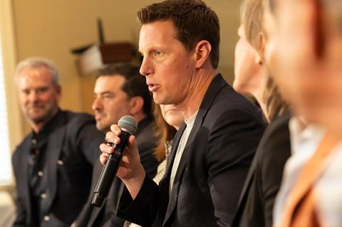 David Ellison at Paramount's media event