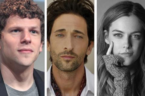 Jesse Eisenberg, Adrien Brody, Riley Keough 