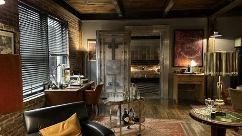 Oz's loft apartment in 'The Penguin'