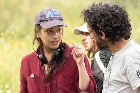Marina Garcia Lopez on location for 'Sleepless City'