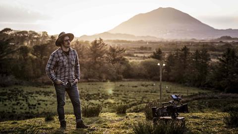 Corin Hardy on set of The Hallow