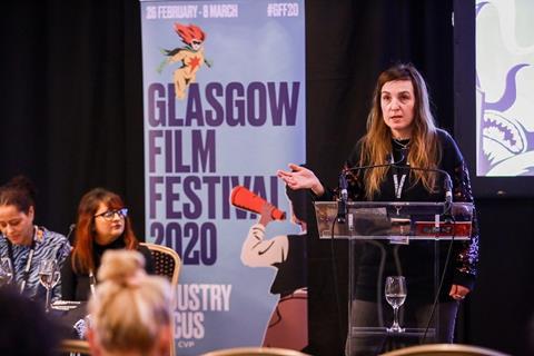 Mia Bays at Glasgow panel