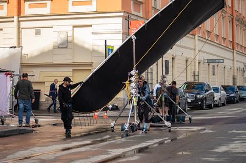 Production 70 shooting in St Petersburg