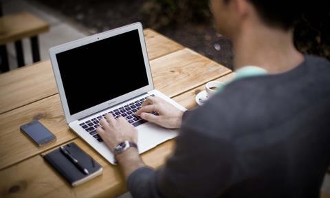 Man at computer