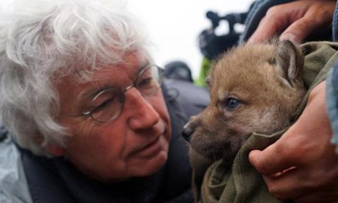 Jean-Jacques Annaud and wolf