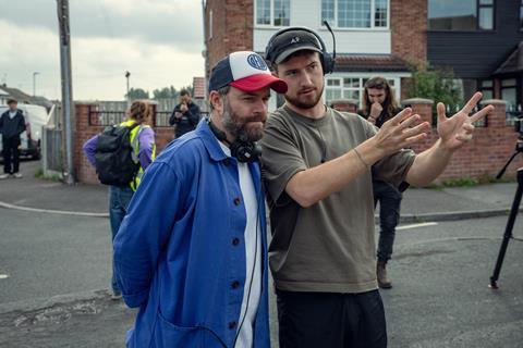 Philip Barantini on the set of 'Adolescence'