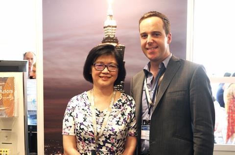 Jennifer Jao, Taipei Film Commission, and Chris Payne, New Zealand Film Commission