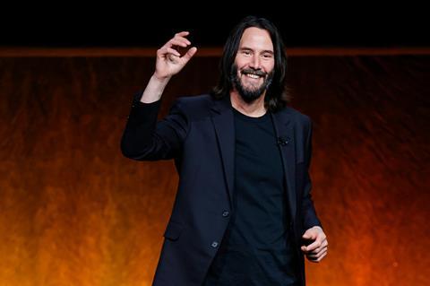 Keanu Reeves promotes 'John Wick 4'