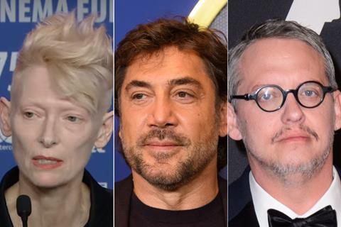 Tilda Swinton, Javier Bardem, Adam McKay