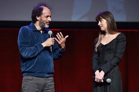 Luca Guadagnino and Dakota Johnson