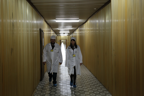 Myroslav Slaboshpytskiy visiting Chernobyl