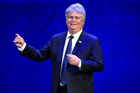 Michael O’Leary, Cinema United president and CEO, at 2026 CinemaCon